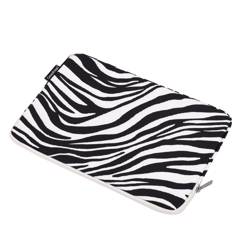 Laptophoes 14 inch - GV Sleeve - Zebra - 123laptophoezen.nl