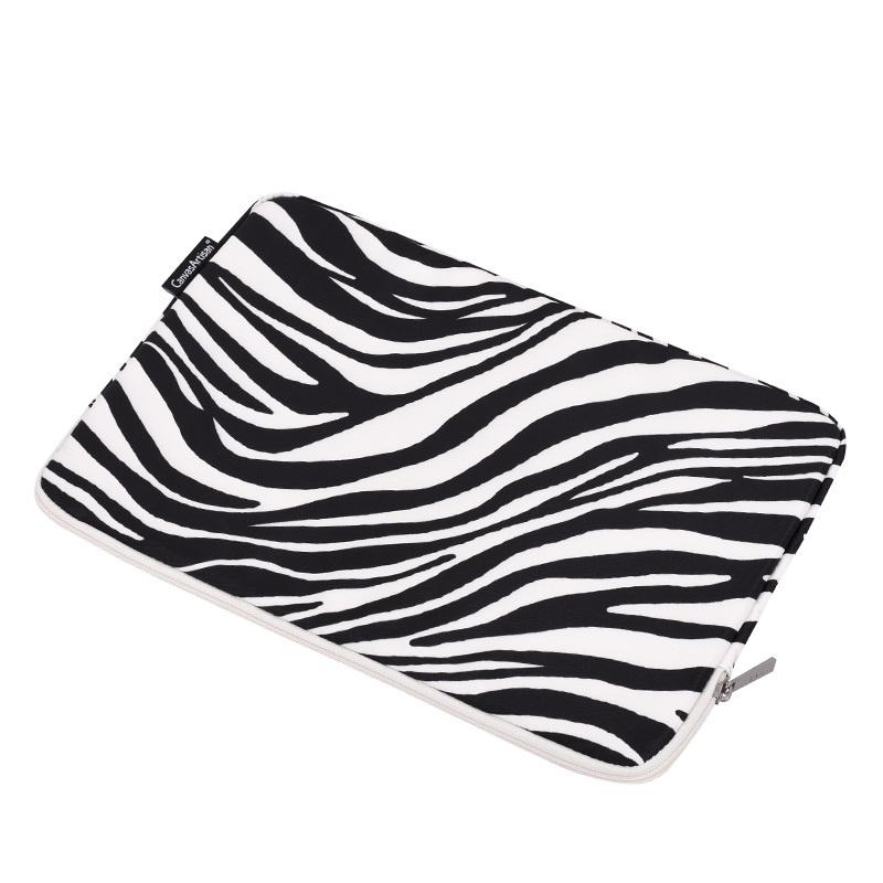 Laptophoes 13.3 Inch - GV Sleeve - Zebra - 123laptophoezen.nl