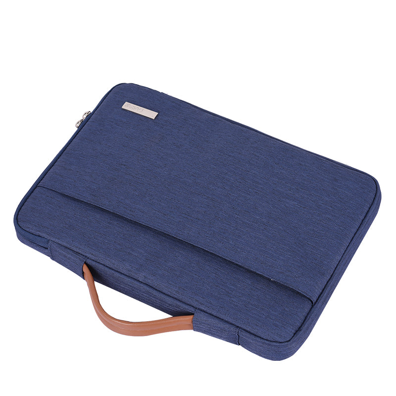 Laptophoes 13.3 Inch - Sleeve met Handvat - Blauw - 123laptophoezen.nl
