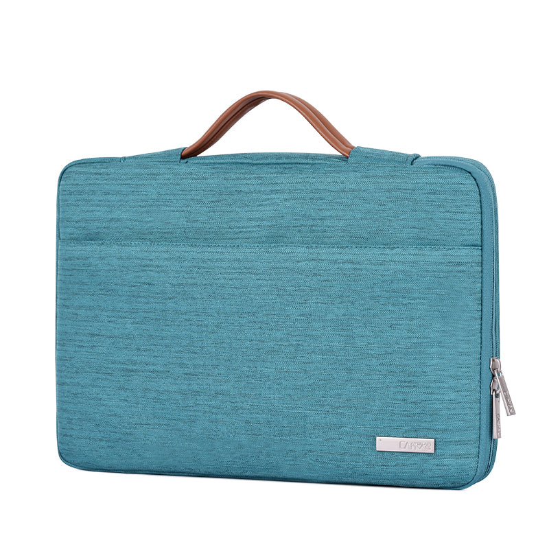 Laptophoes 13.3 Inch - Sleeve met Handvat - Turquoise - 123laptophoezen.nl