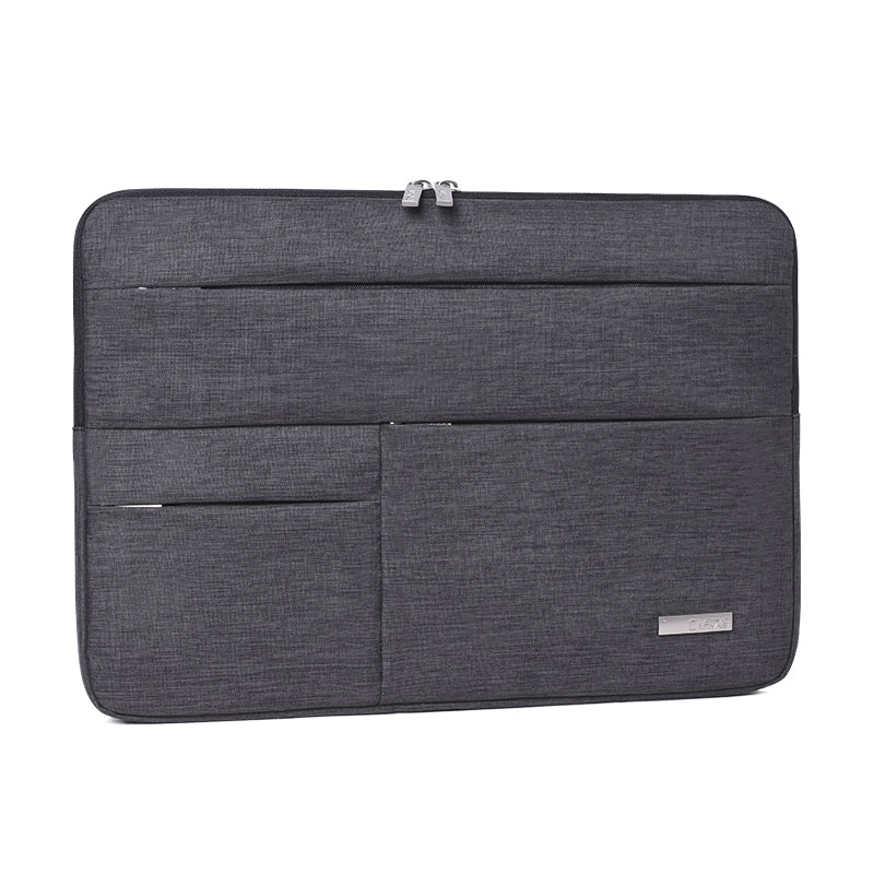 Laptophoes 13.3 Inch - TV Sleeve - Donkergrijs - 123laptophoezen.nl
