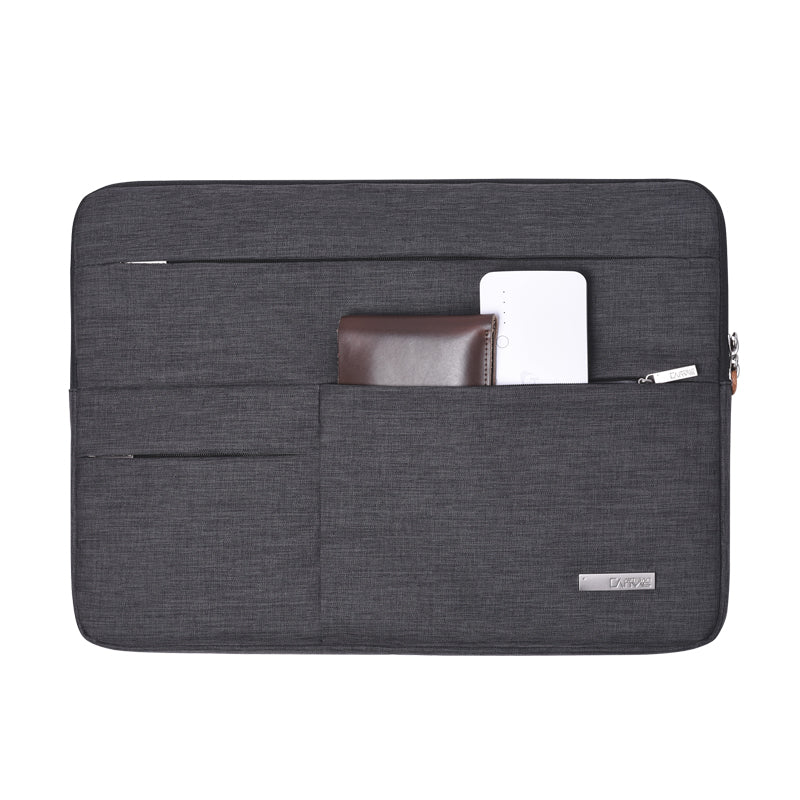 Laptophoes 13.3 Inch - TV Sleeve - Donkergrijs - 123laptophoezen.nl