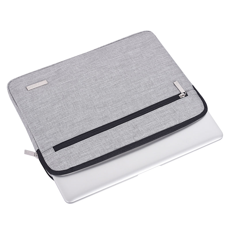 Laptophoes 13 Inch - Sleeve - Grijs - 123laptophoezen.nl
