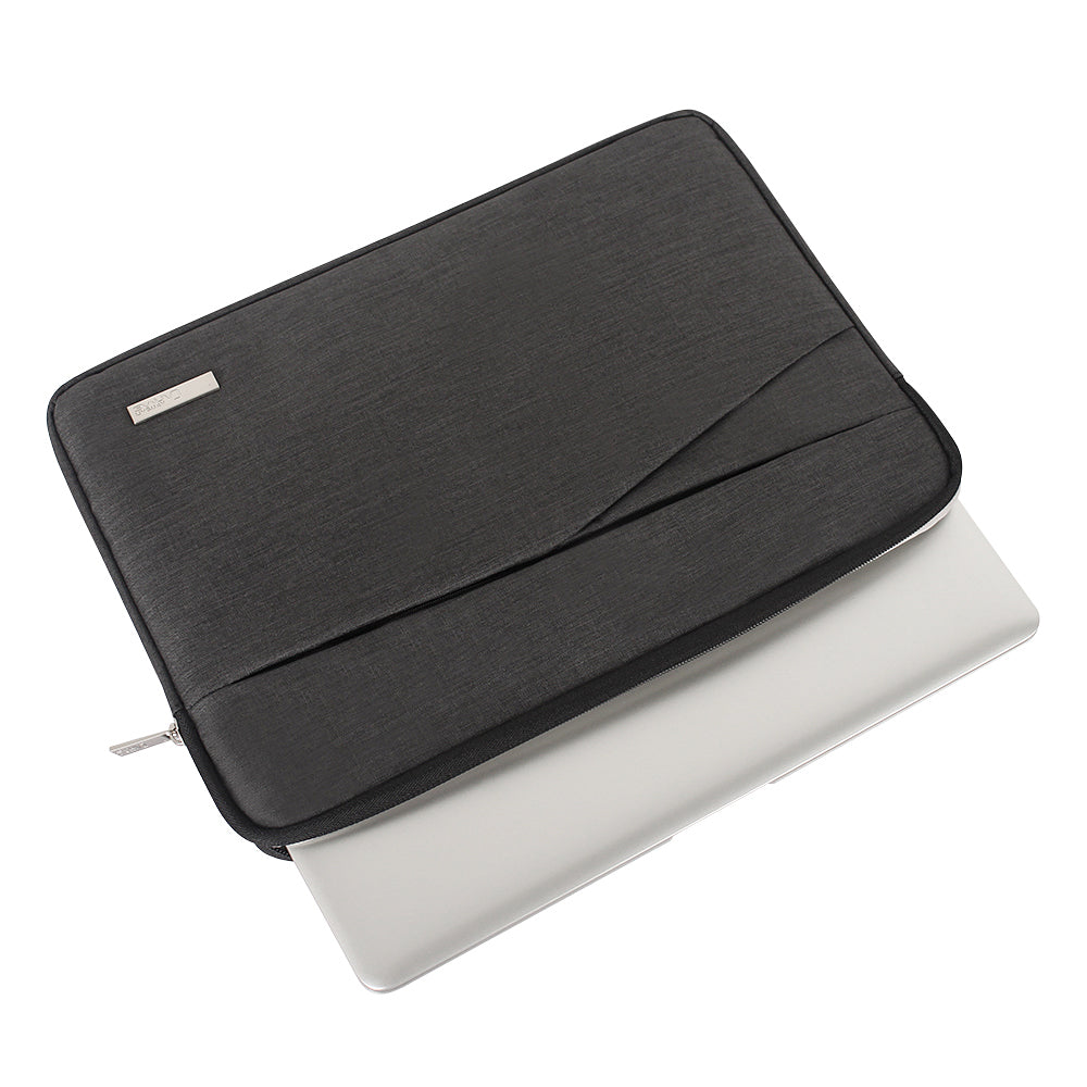 Laptophoes 13.3 Inch - XZV Sleeve - Donkergrijs - 123laptophoezen.nl