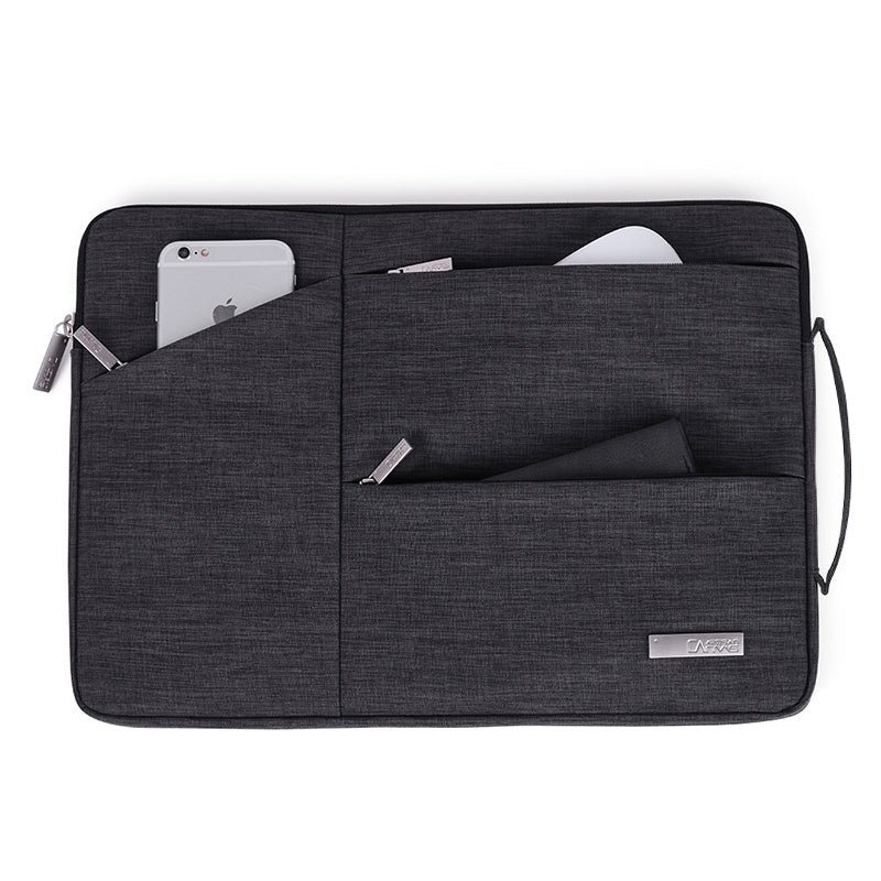 Laptophoes 13.3 Inch - XV Sleeve - Donkergrijs - 123laptophoezen.nl