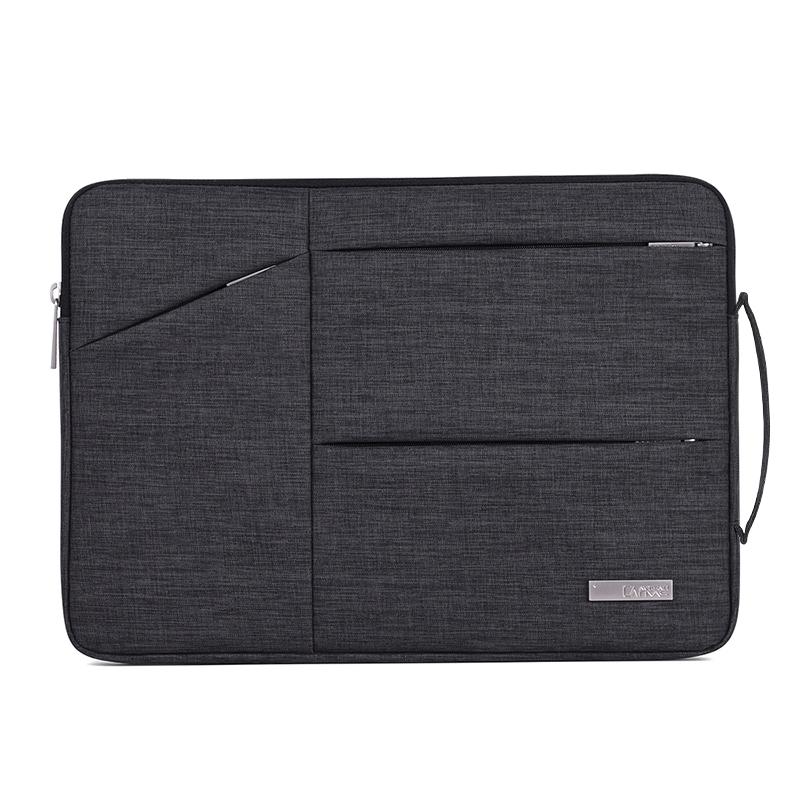 Laptophoes 15.6 Inch - XV Sleeve - Donkergrijs - 123laptophoezen.nl