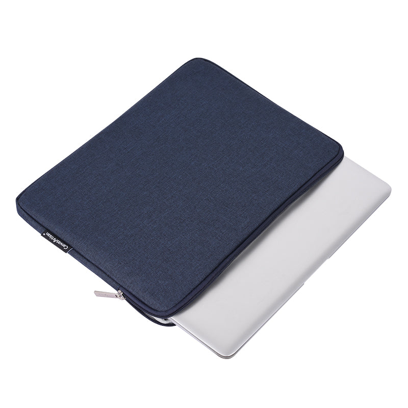 Laptophoes 13.3 Inch - GV Sleeve - Donkerblauw - 123laptophoezen.nl