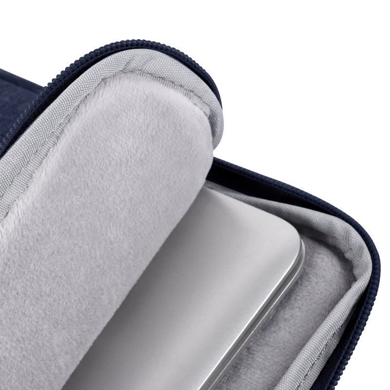 Laptophoes 13.3 Inch - GV Sleeve - Donkerblauw - 123laptophoezen.nl