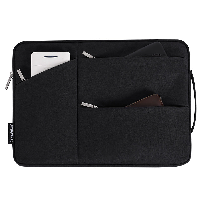 Laptophoes 14 inch - XV Sleeve - Zwart - 123laptophoezen.nl