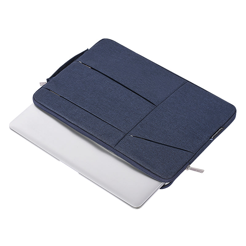 Laptophoes 14 inch - XV Sleeve - Donkerblauw - 123laptophoezen.nl