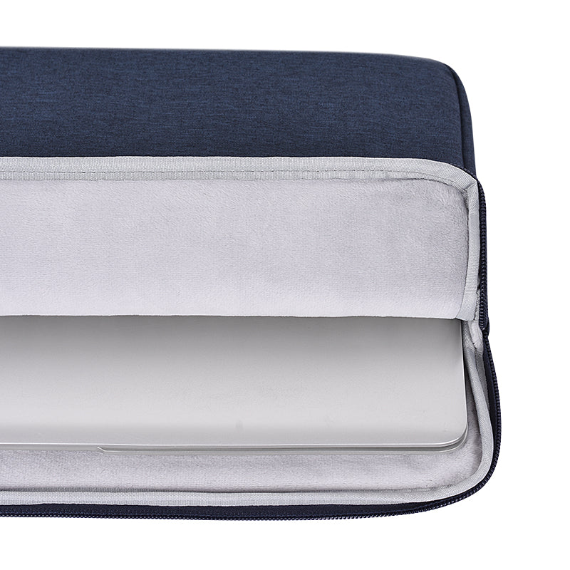 Laptophoes 14 inch - XV Sleeve - Donkerblauw - 123laptophoezen.nl