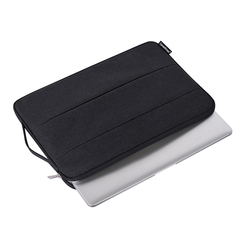 Laptophoes 13.3 Inch - VV Sleeve - Zwart - 123laptophoezen.nl