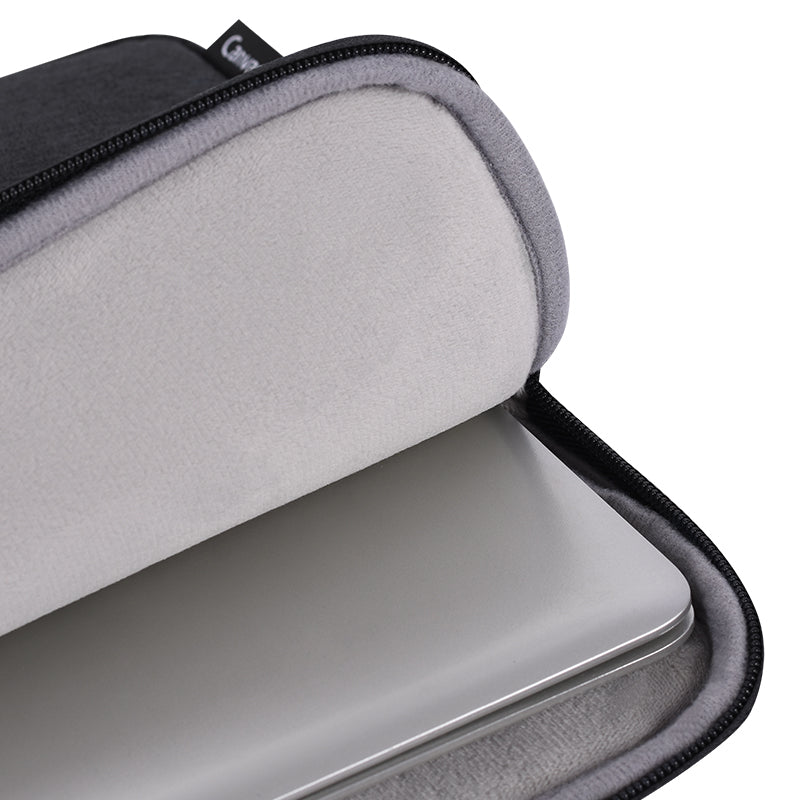 Laptophoes 13.3 Inch - VV Sleeve - Zwart - 123laptophoezen.nl