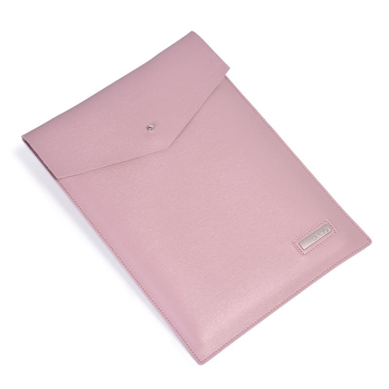 Laptophoes 13.3 Inch - PU Brief Case - Oud (Koraal) Roze - 123laptophoezen.nl