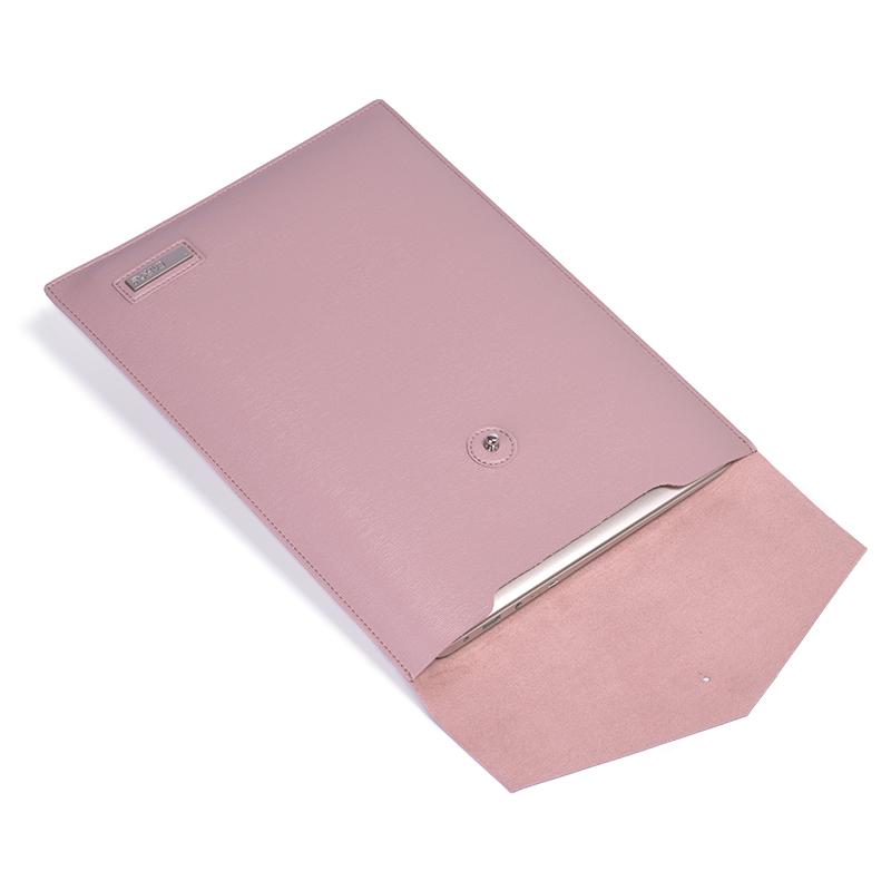 Laptophoes 13.3 Inch - PU Brief Case - Oud (Koraal) Roze - 123laptophoezen.nl