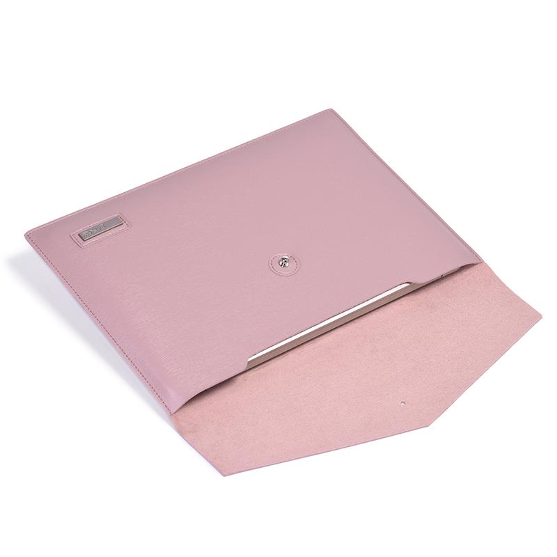 Laptophoes 13.3 Inch - Brief Case - Oud (Koraal) Roze - 123laptophoezen.nl