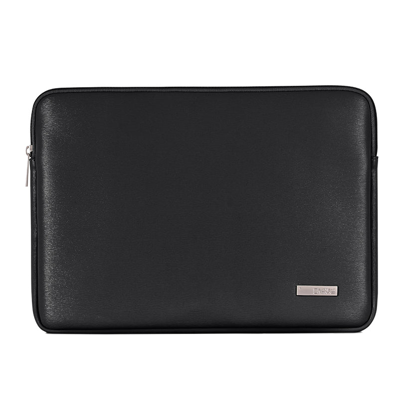 Laptophoes 15.6 Inch - PU Sleeve - Zwart