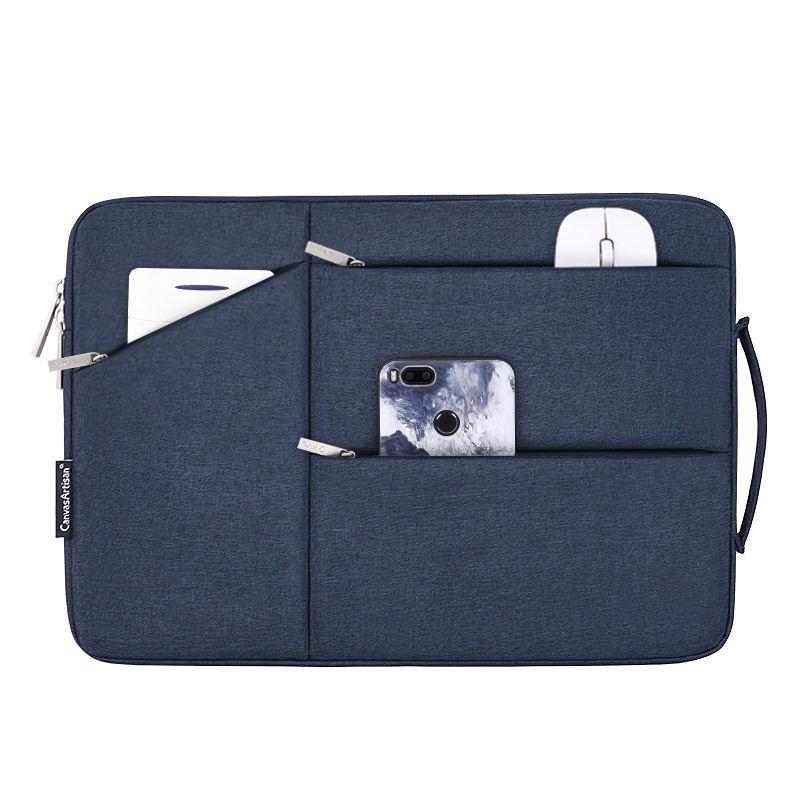 Laptophoes 15.6 Inch - XV Sleeve - Donkerblauw - 123laptophoezen.nl