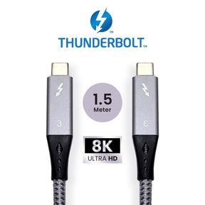 Thunderbolt 3 Kabel 1 Meter - USB-C naar USB-C - 123laptophoezen.nl