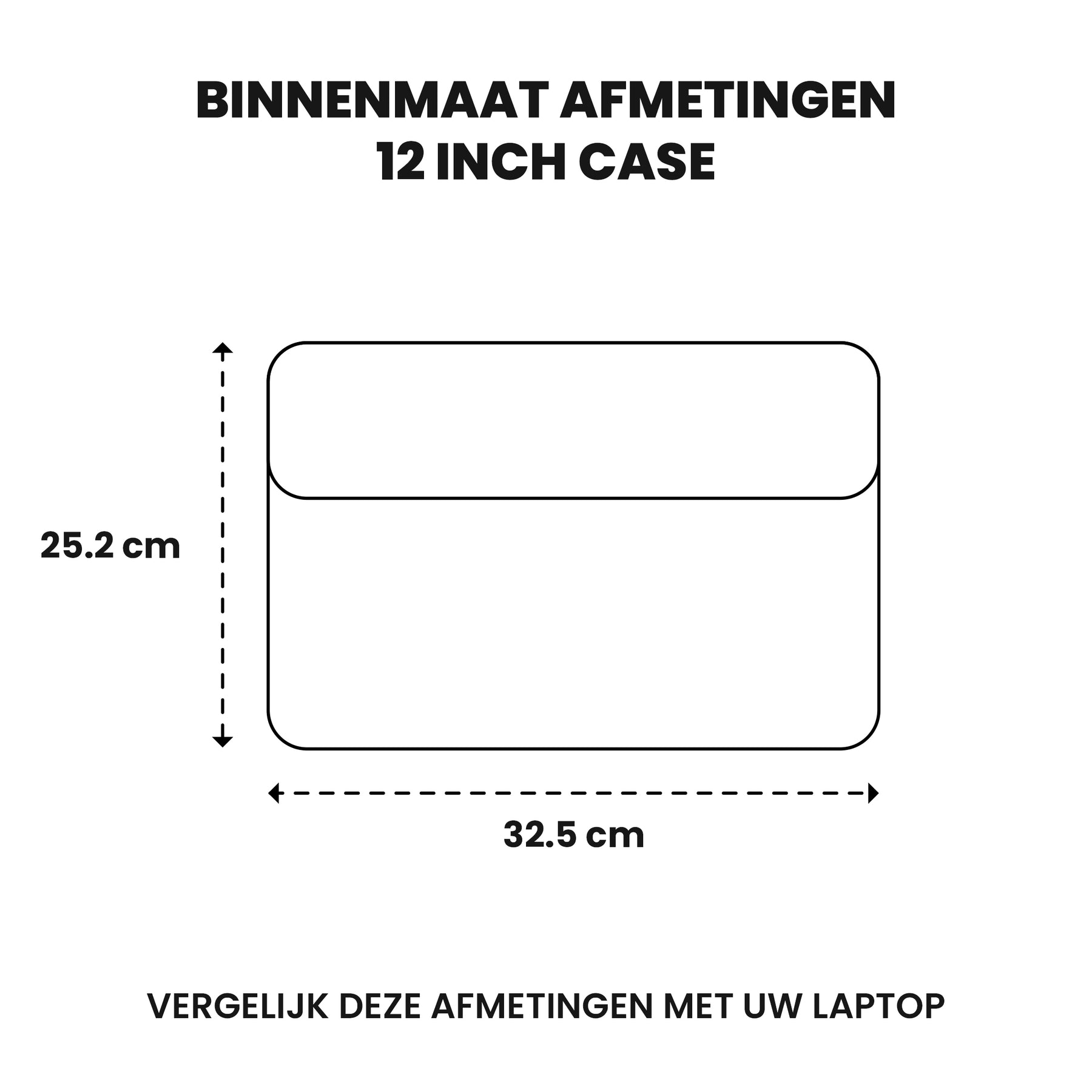Laptophoes 12 / 13 Inch - MS Sleeve - Wit Marmer - 123laptophoezen.nl