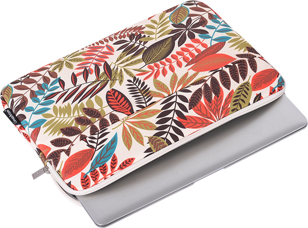 Laptophoes 15.6 Inch - Sleeve - White Forest