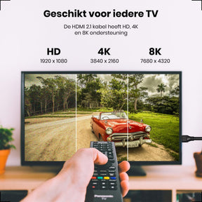 HDMI 2.1 Ultra High Speed Kabel 2 meter – HS - 123laptophoezen.nl