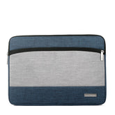 Laptophoes 13.3 Inch - Sleeve - Blauw/Grijs - 123laptophoezen.nl