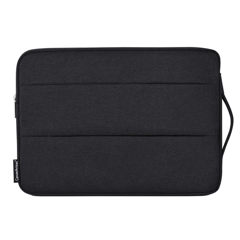 Laptophoes 14 inch - VV Sleeve - Zwart - 123laptophoezen.nl