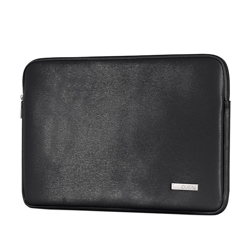 Laptophoes 15.6 Inch - PU Sleeve - Zwart
