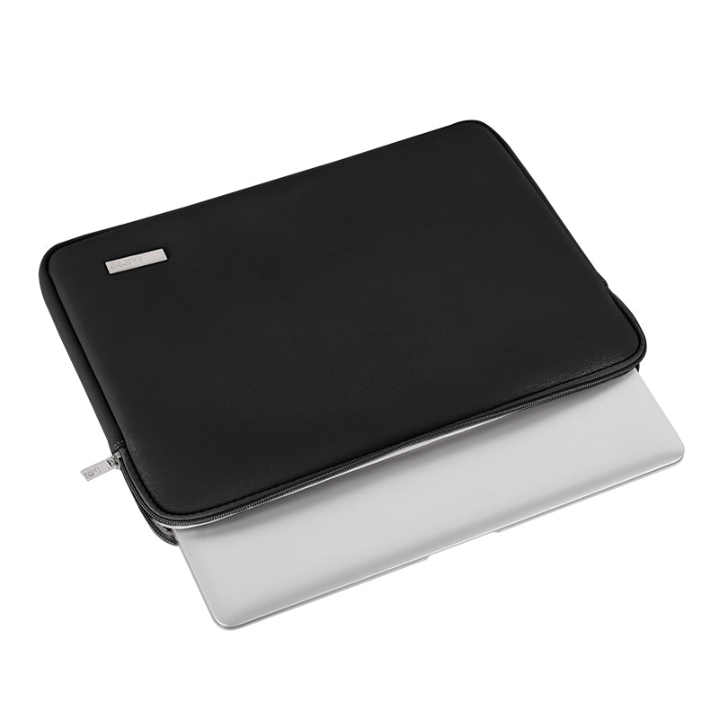 Laptophoes 13.3 Inch - PU Sleeve - Zwart